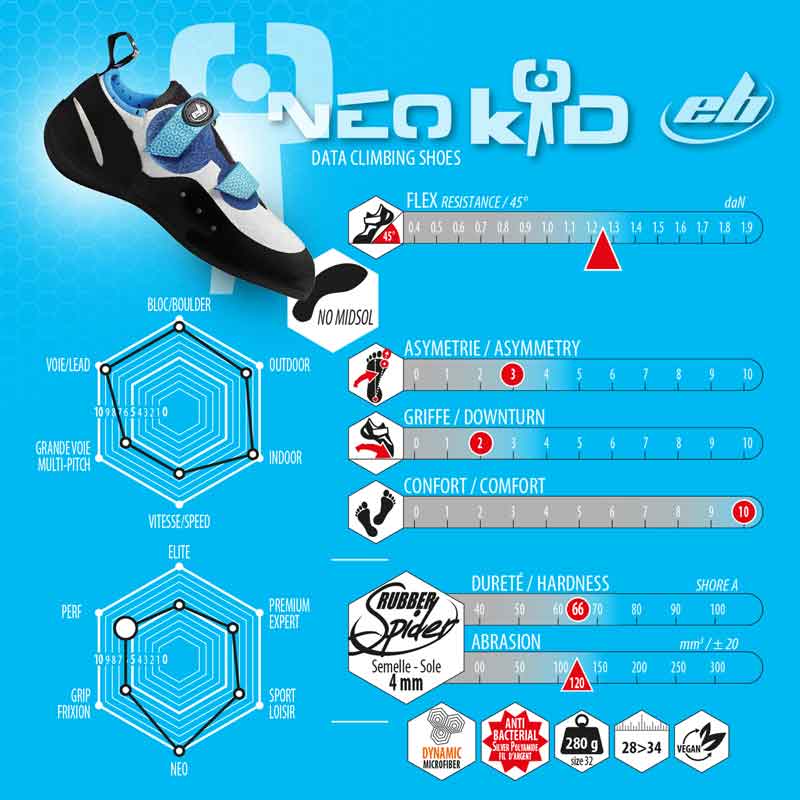 EB buty wspinaczkowe dla dzieci Neo Kids