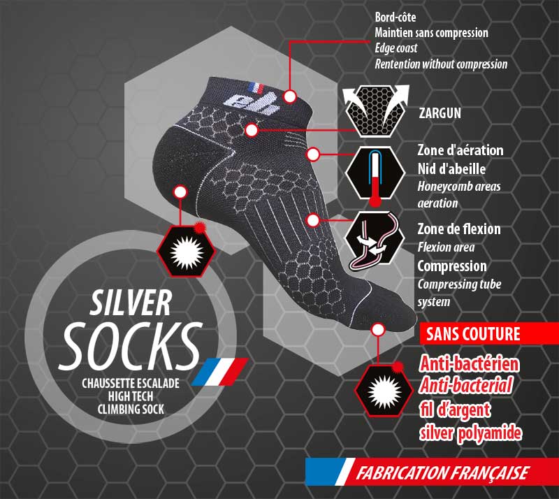 EB skarpetki wspinaczkowe carbon socks