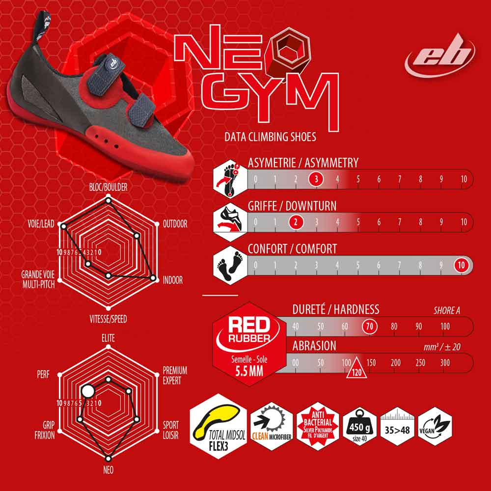 6A Neo Gym buty wspinaczkowe dla wypożyczalni